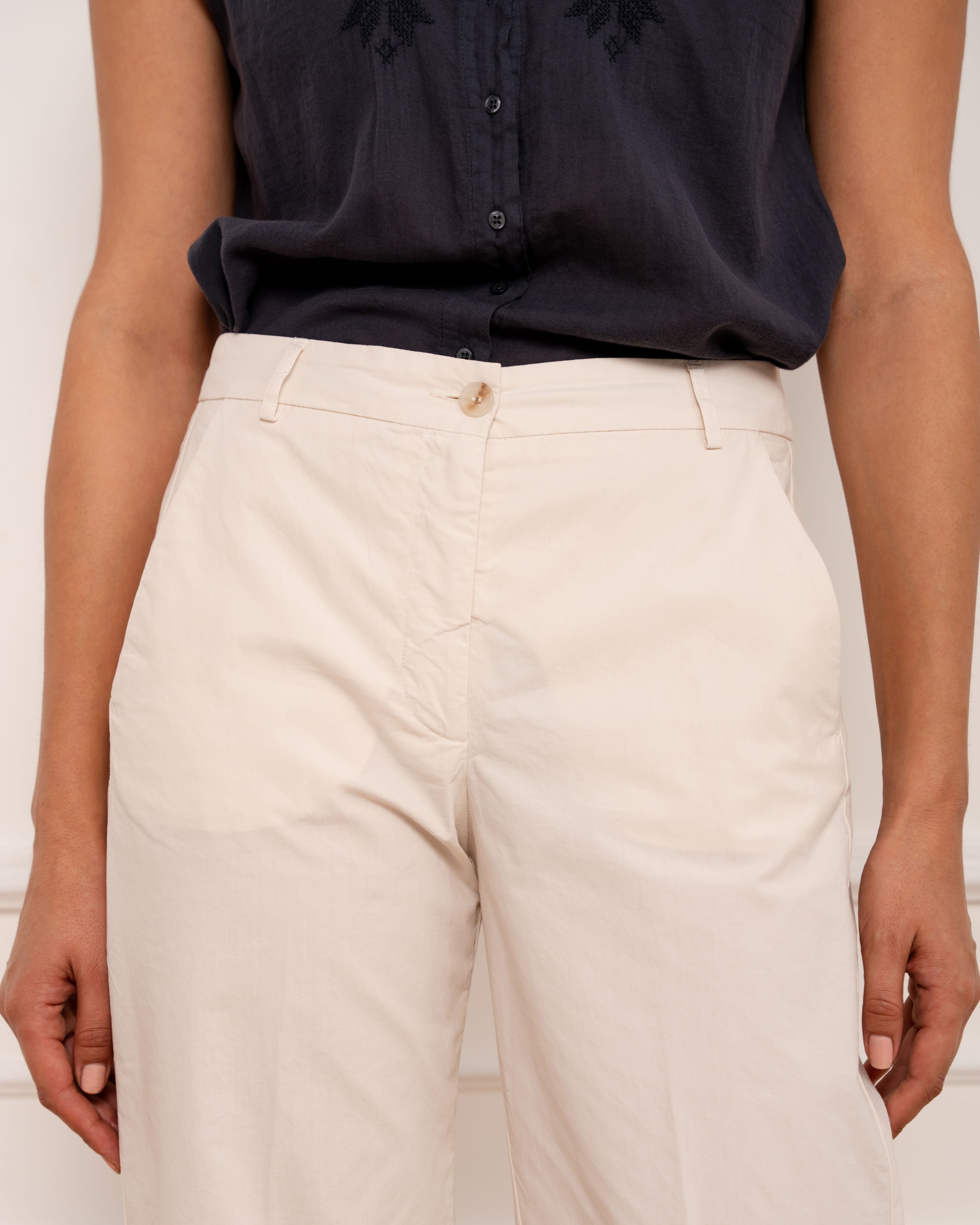 Perf Poplin Pants