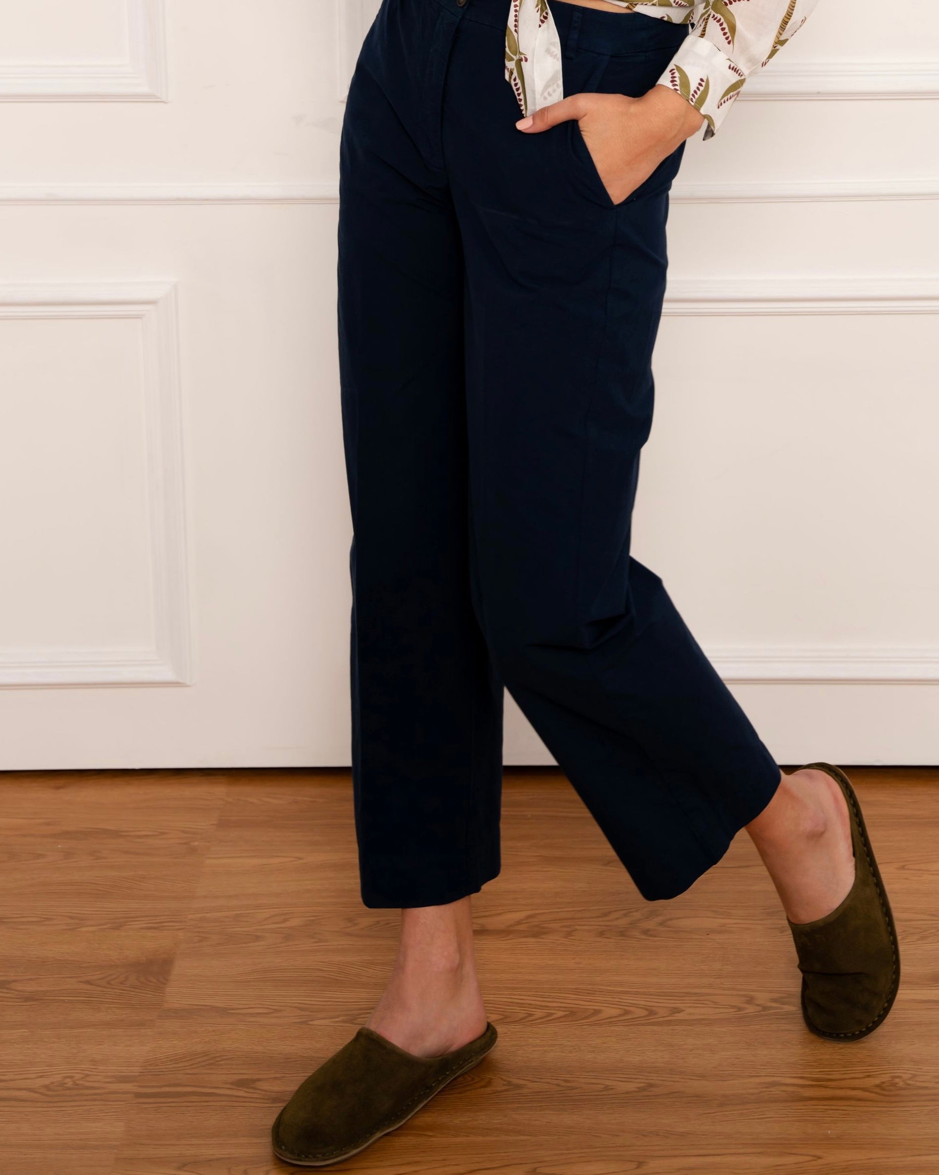 Perf Poplin Pants