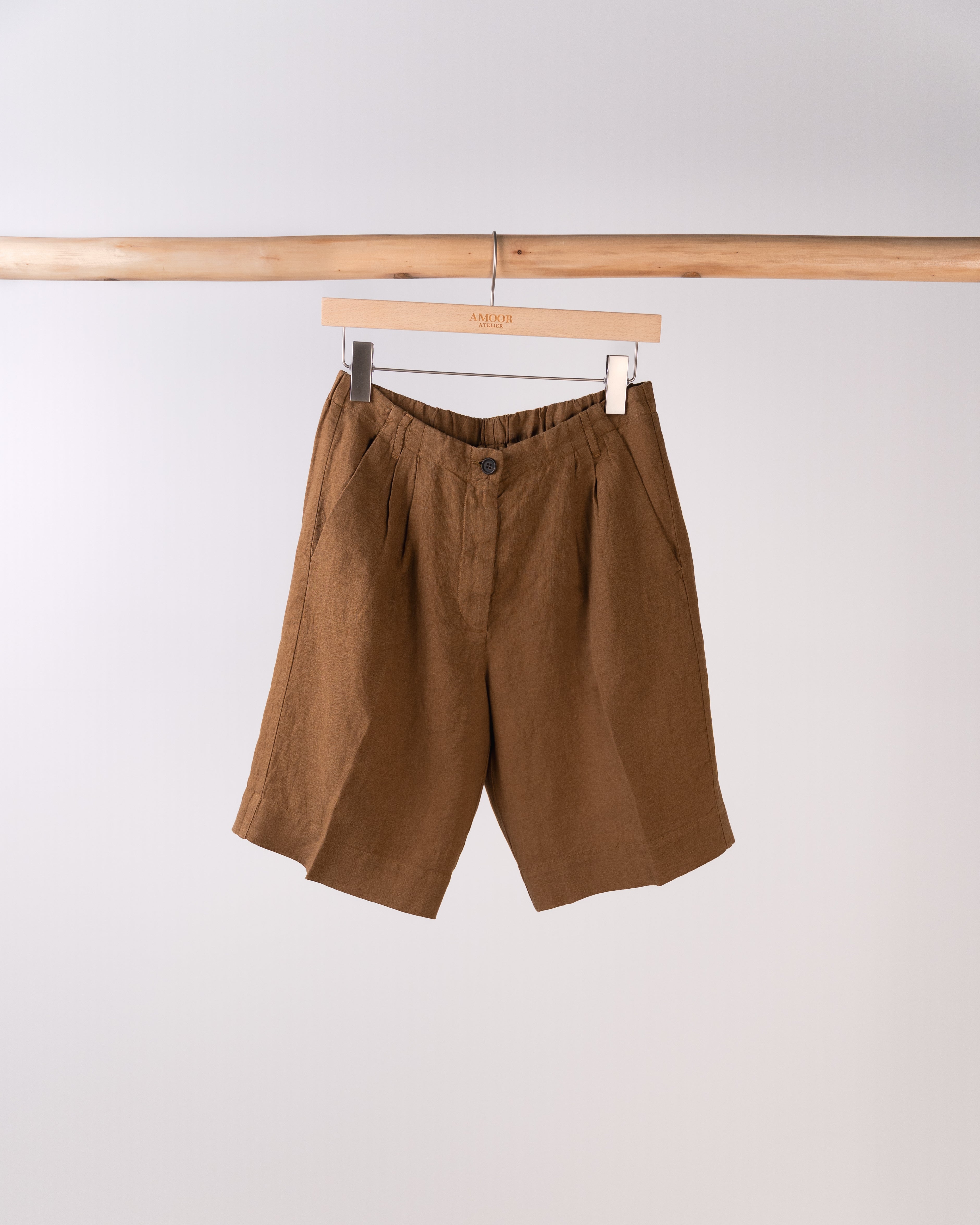 Sterling Bermuda Linen Shorts