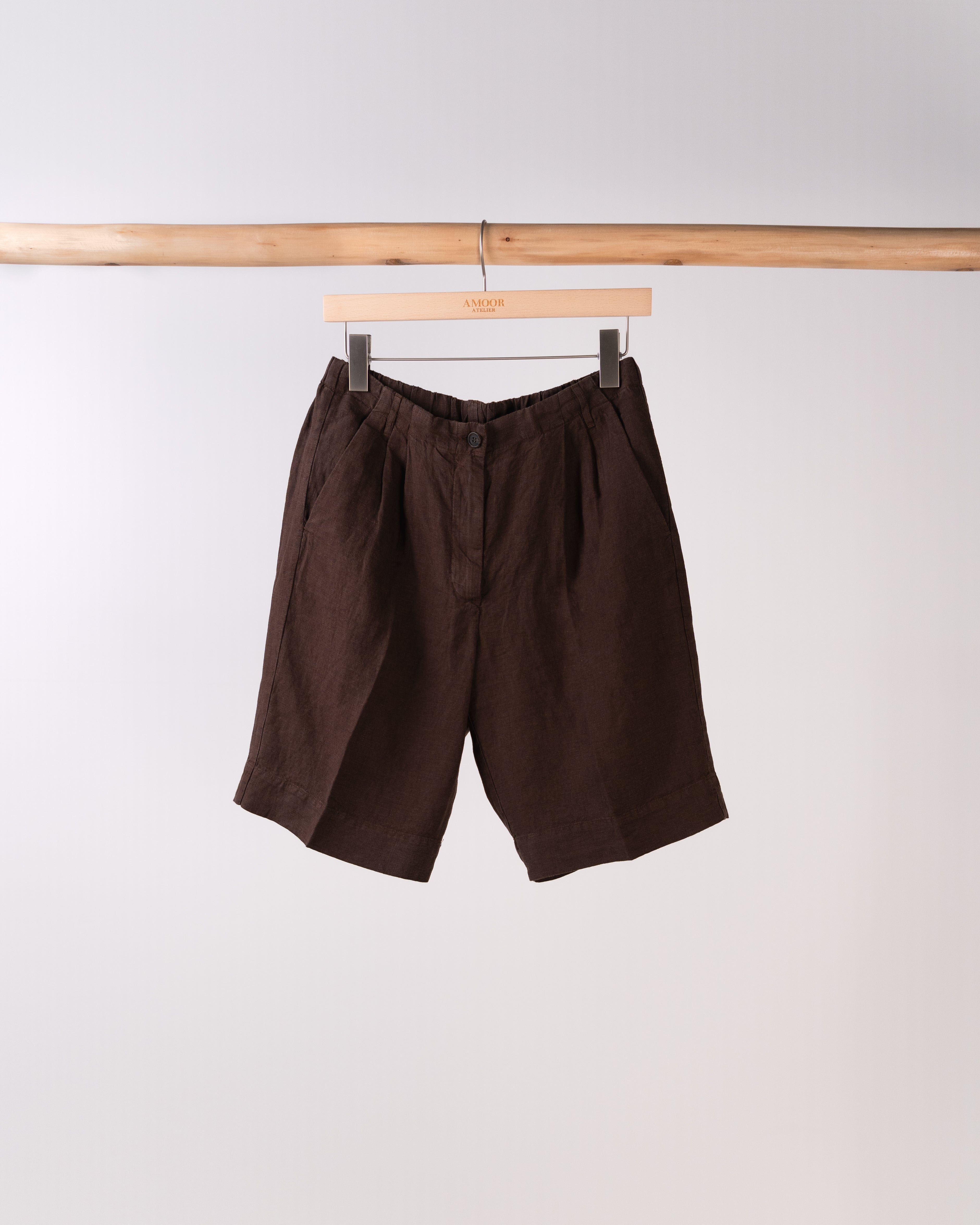 Sterling Bermuda Linen Shorts
