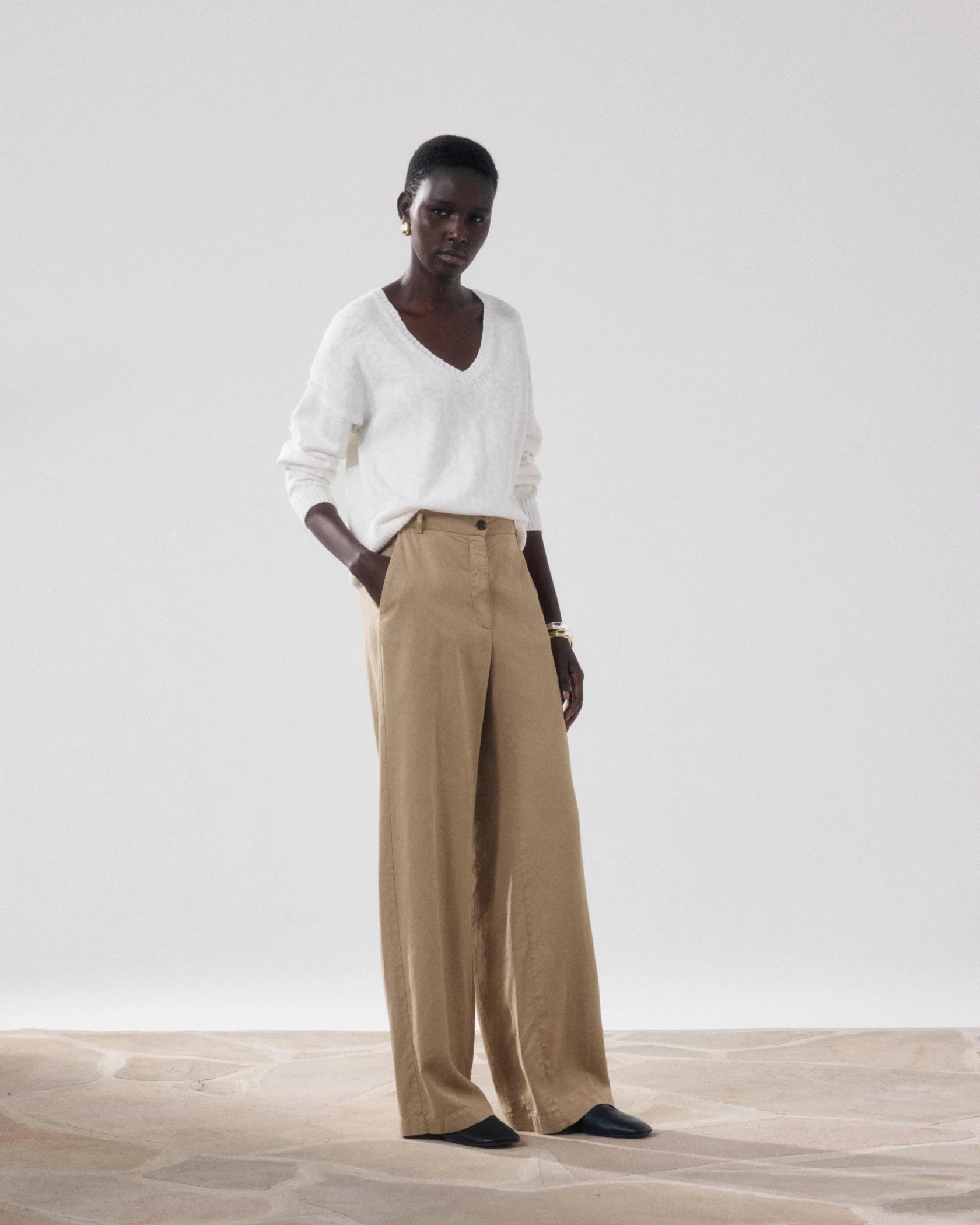 Positanon Lyocell Linen Pants