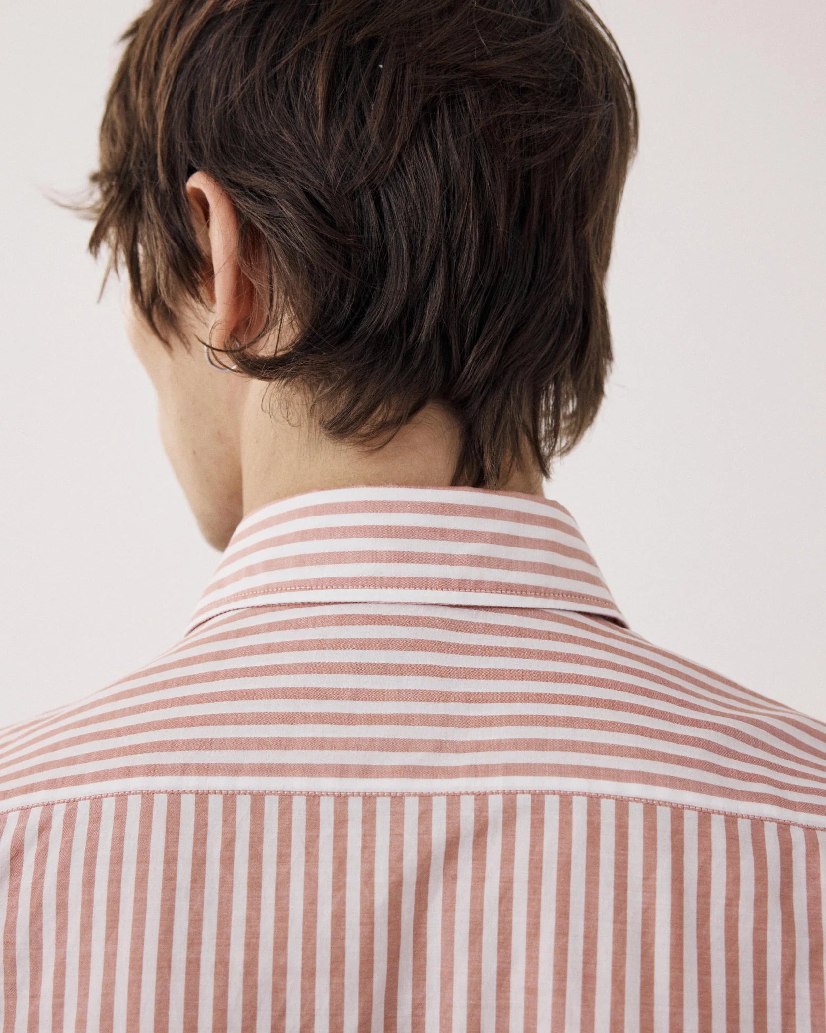Paul Mussoletta Washed Striped Shirt