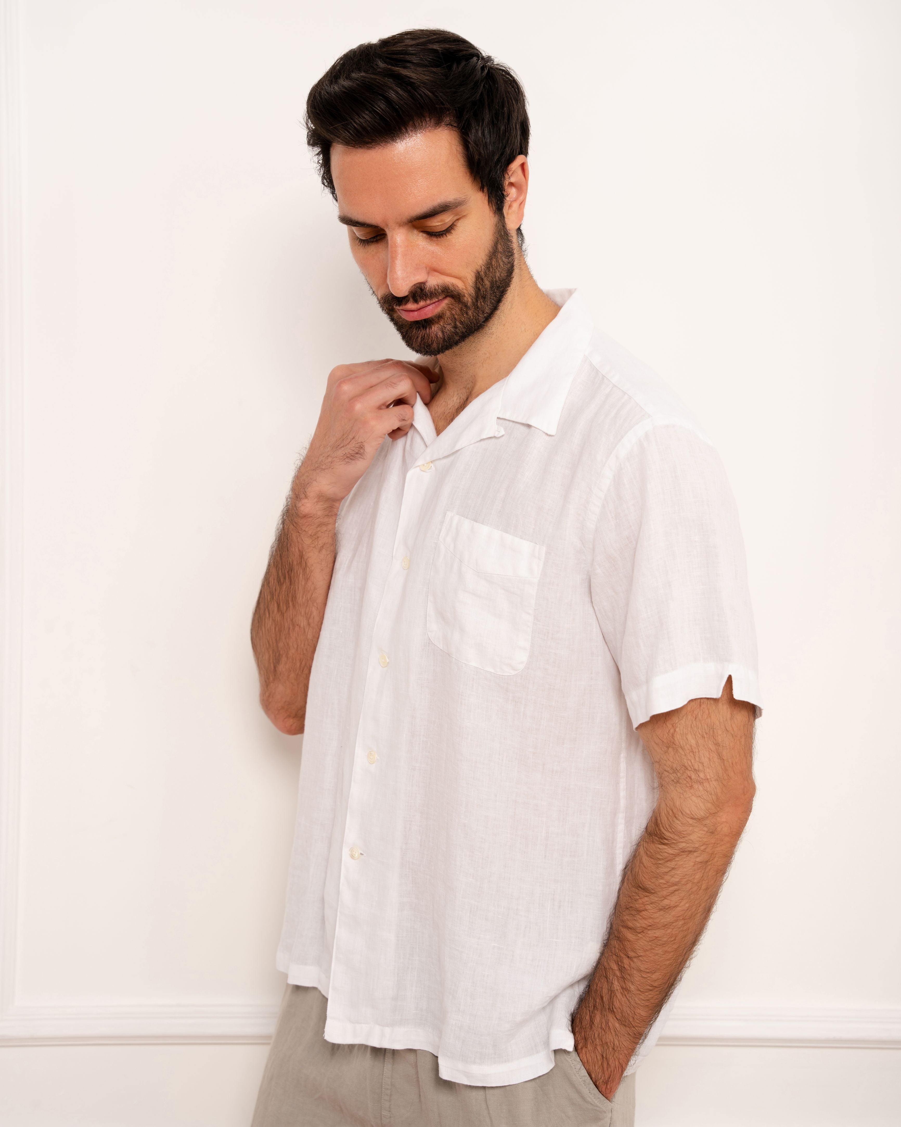 Palmito Short Sleeved Linen Shirt