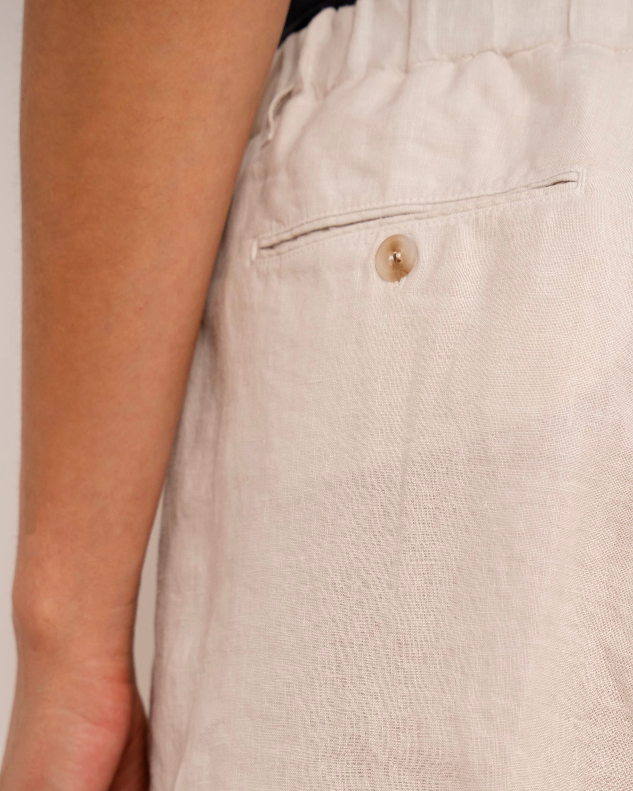 Sterling Bermuda Linen Shorts