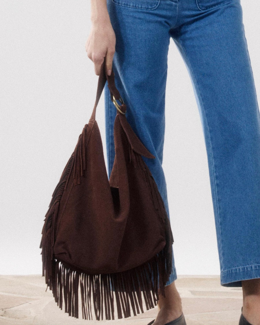 Amanda Suede Leather Bag