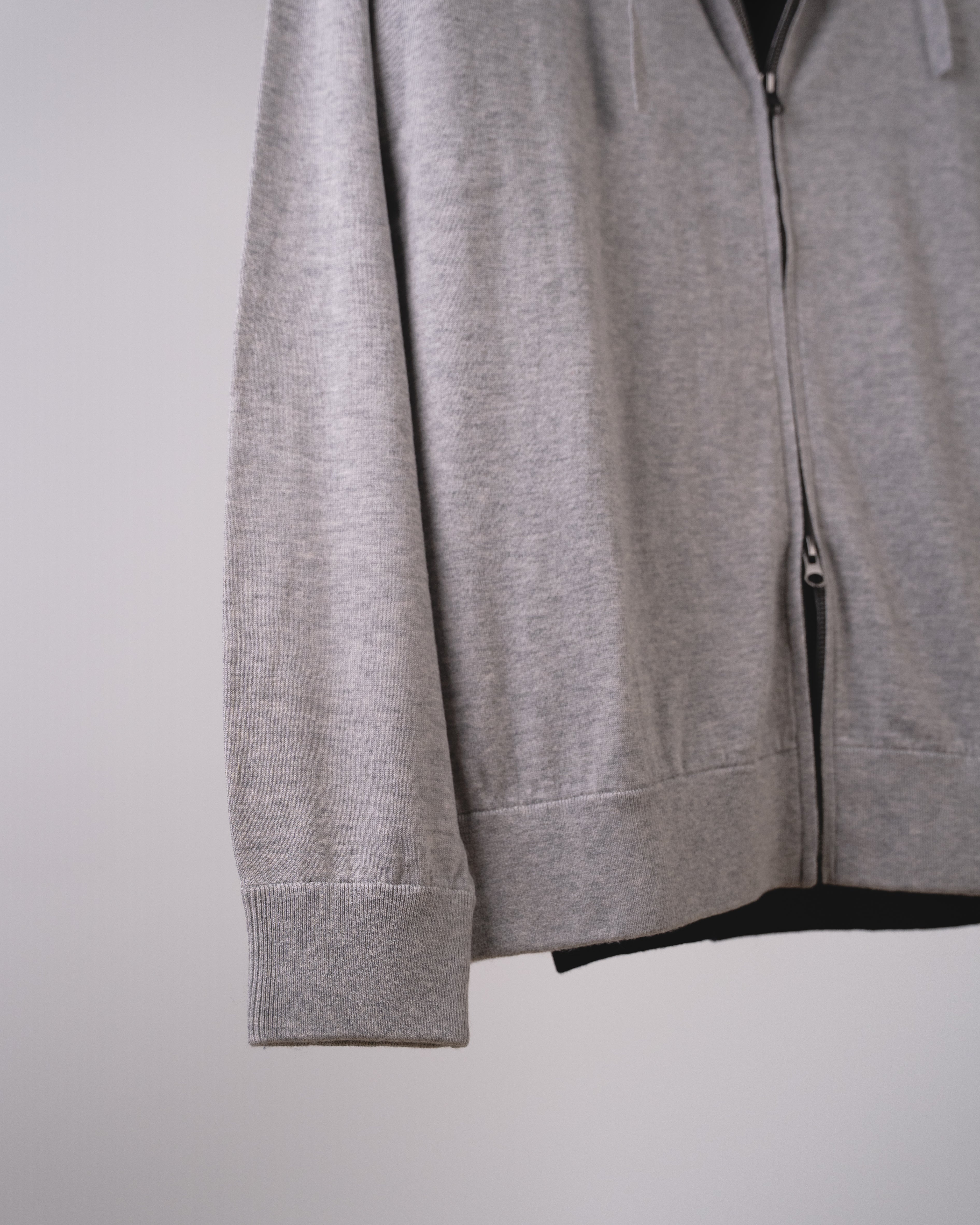 Hoody Zip Up Cashmere Mix