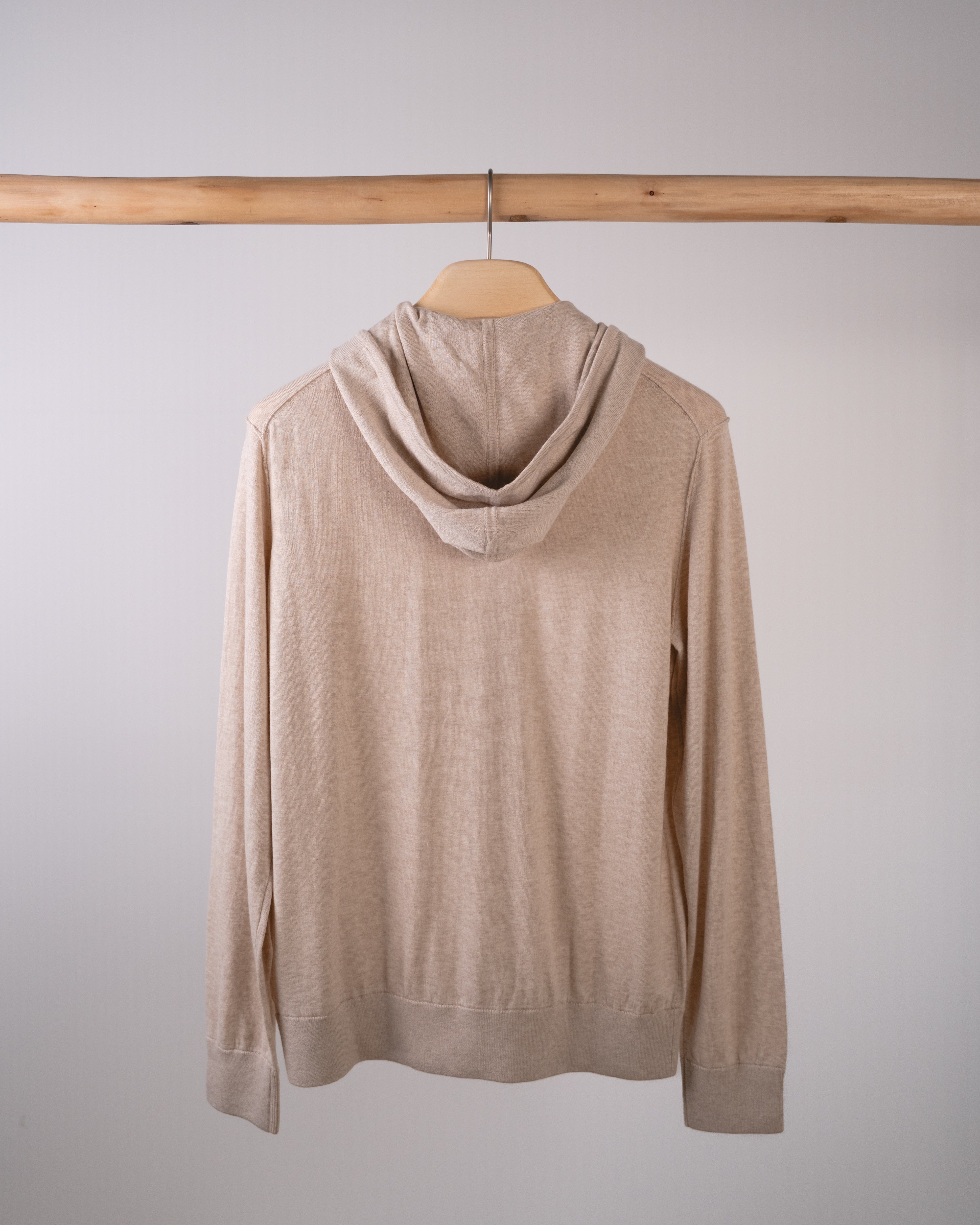 Hoody Zip Up Cashmere Mix