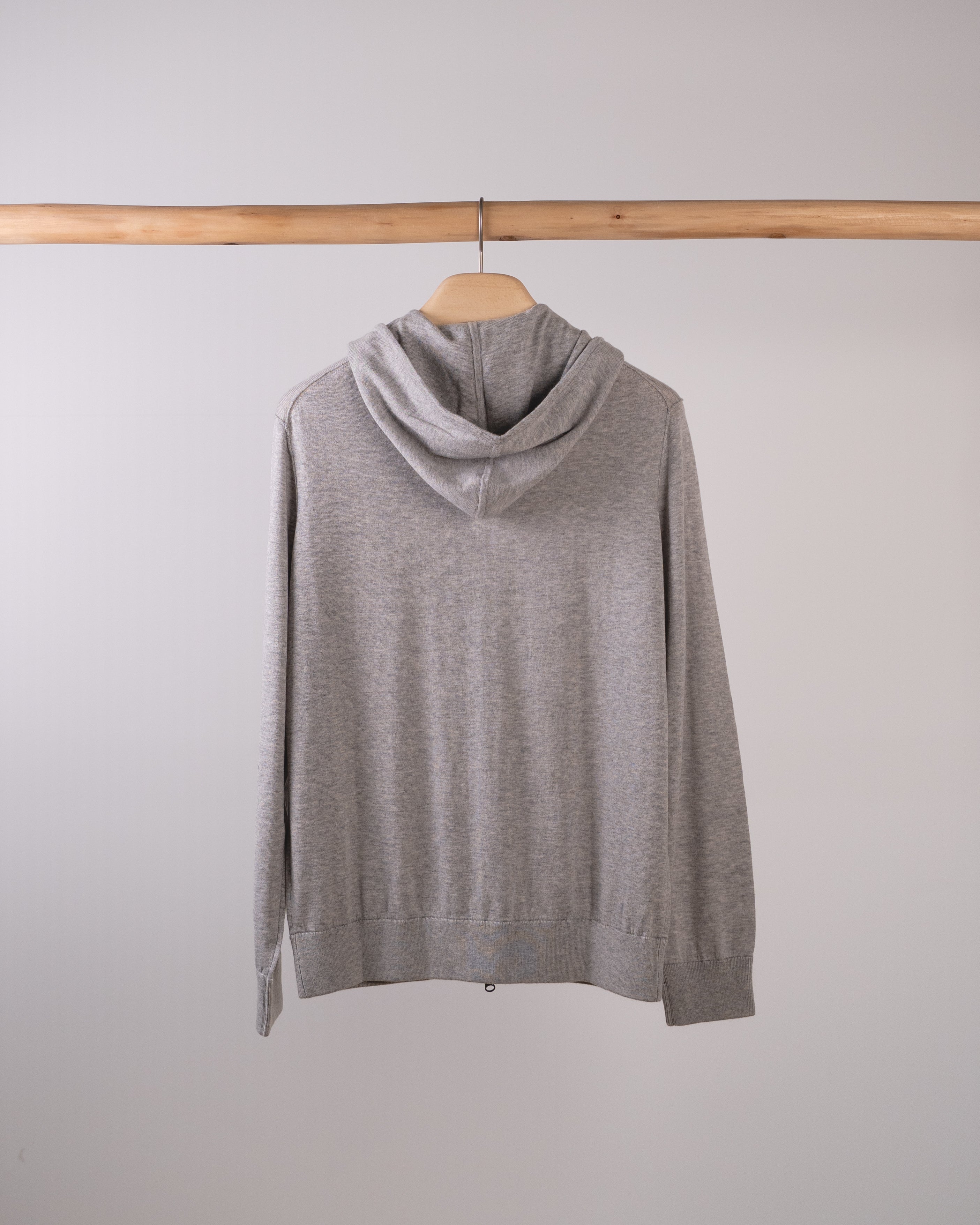 Hoody Zip Up Cashmere Mix