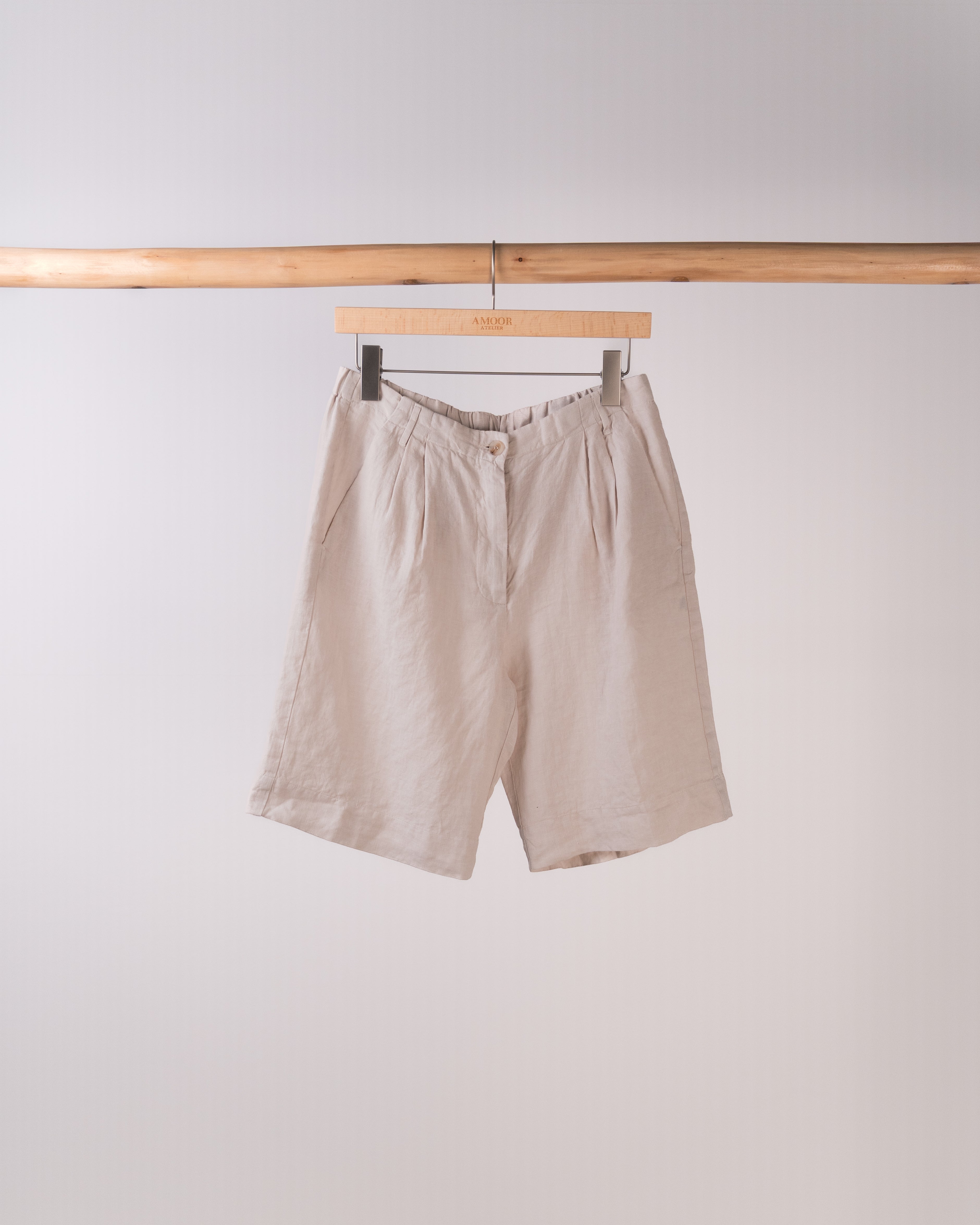 Sterling Bermuda Linen Shorts