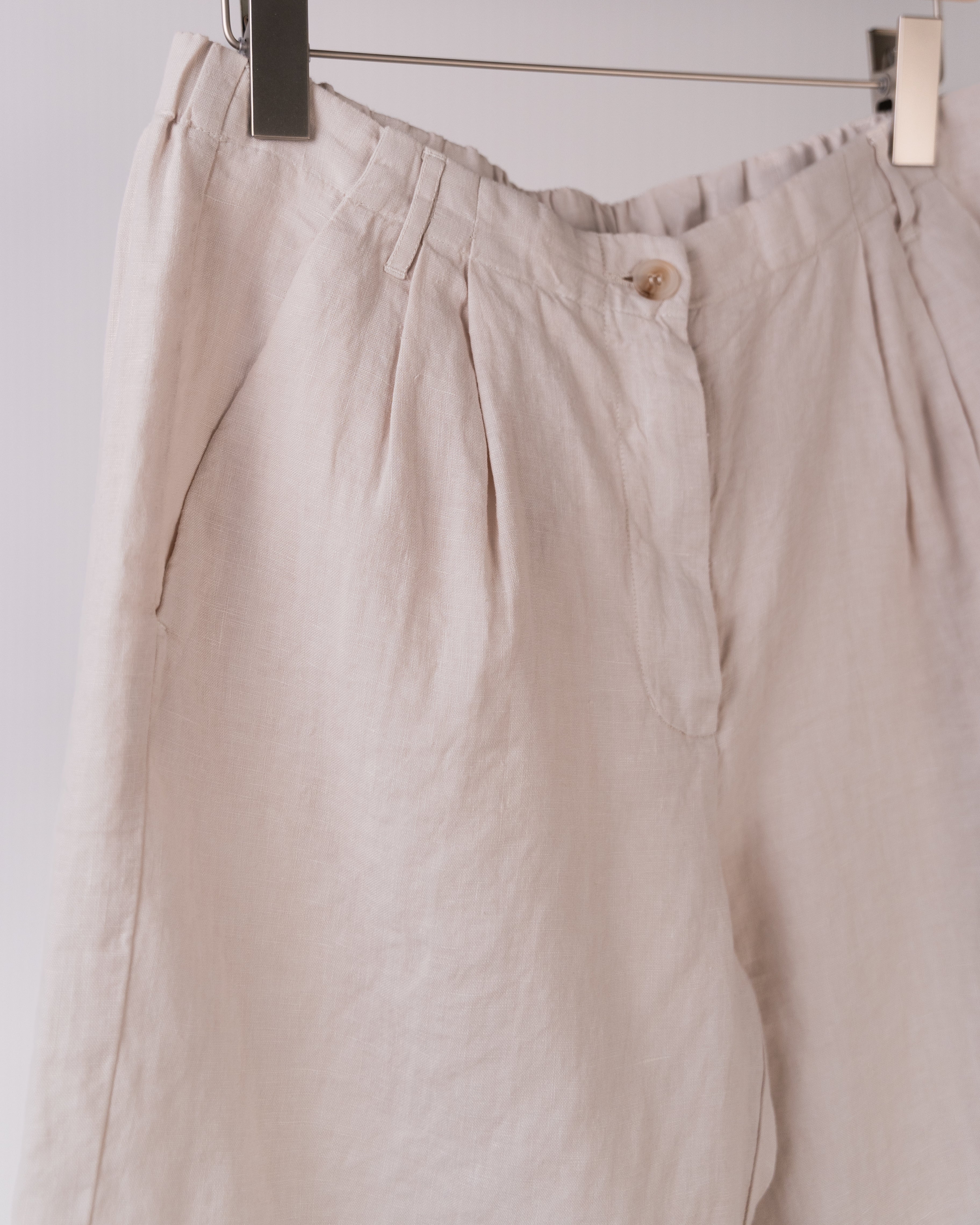 Sterling Bermuda Linen Shorts