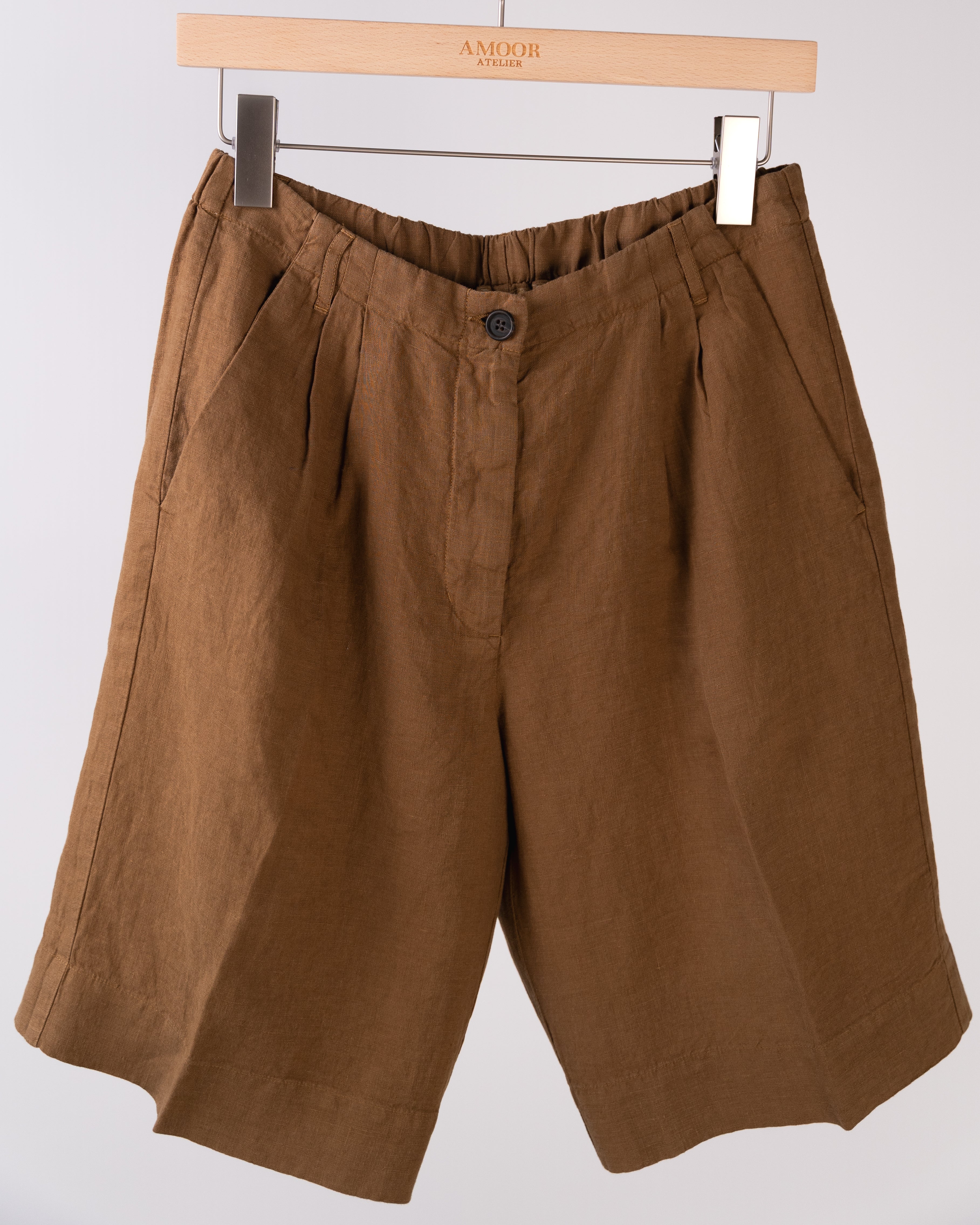 Sterling Bermuda Linen Shorts