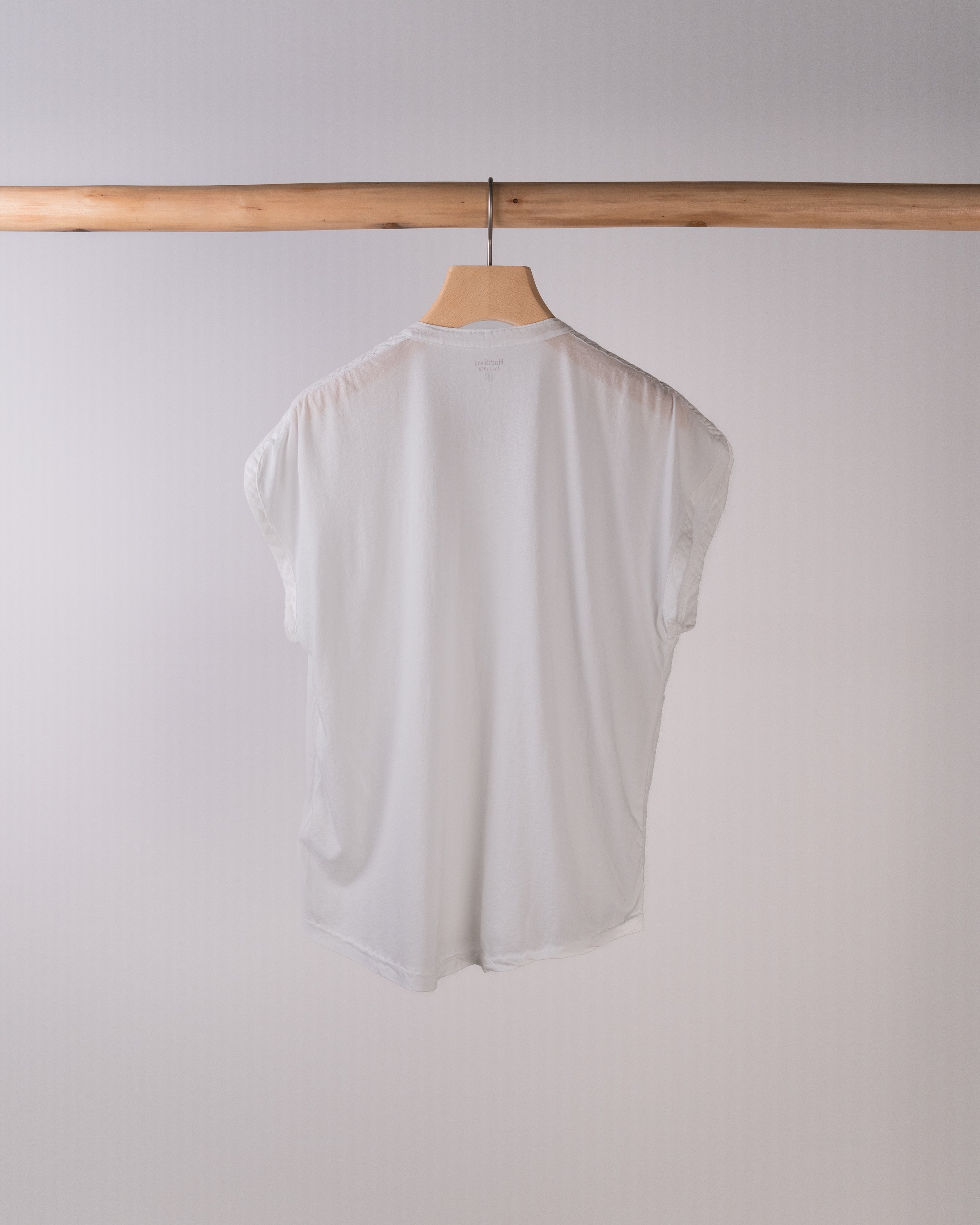Teza Sleeveless Embroidered Cotton Shirt