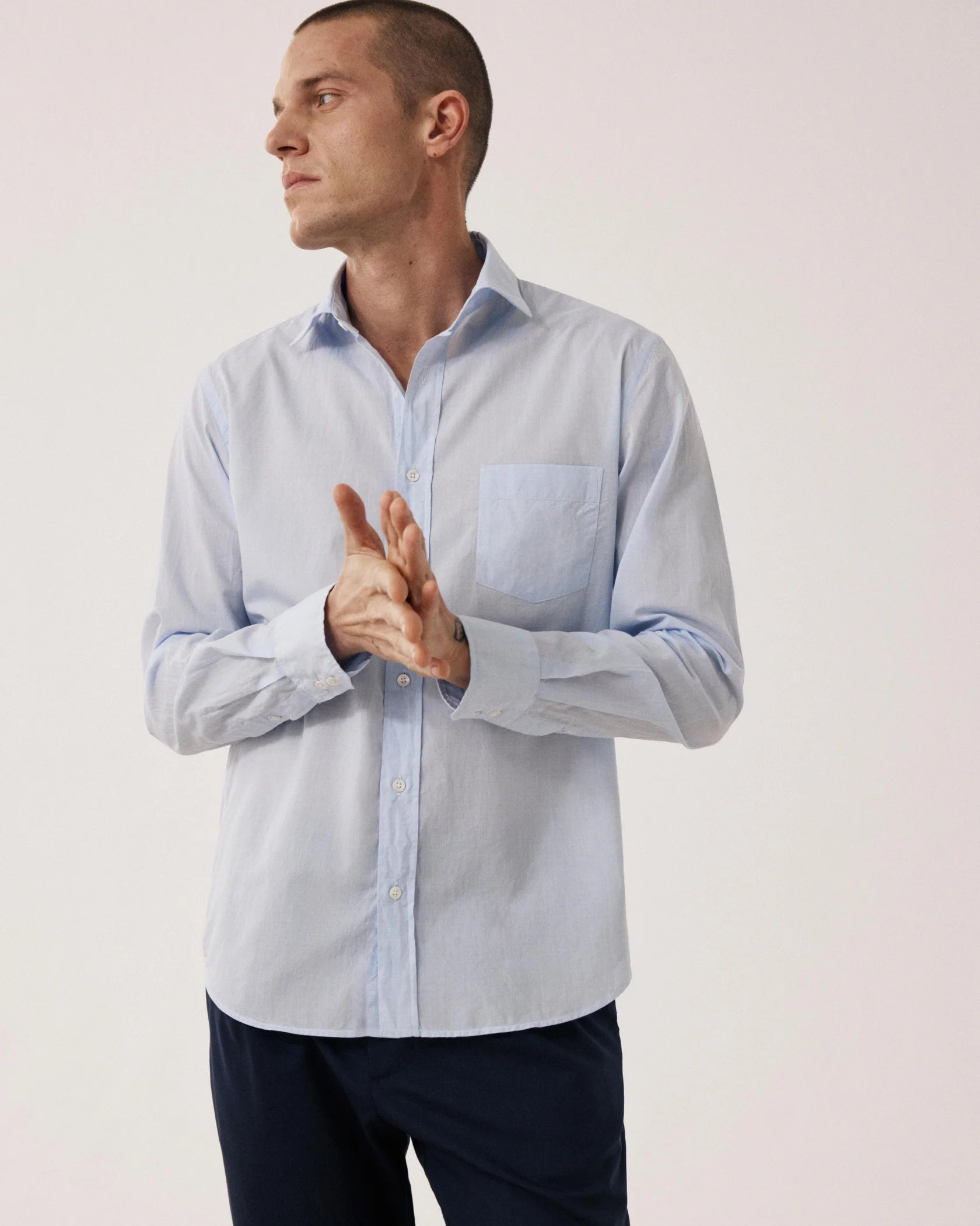 Paul Mussoletta Washed Cotton Shirt