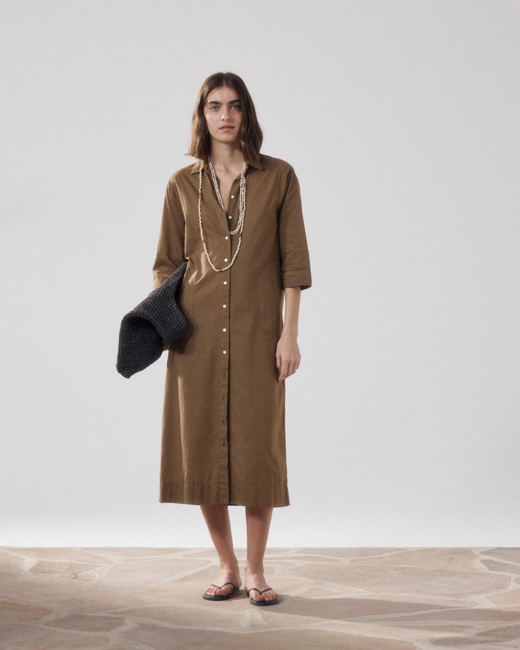 Reflexion Long Cotton Dress