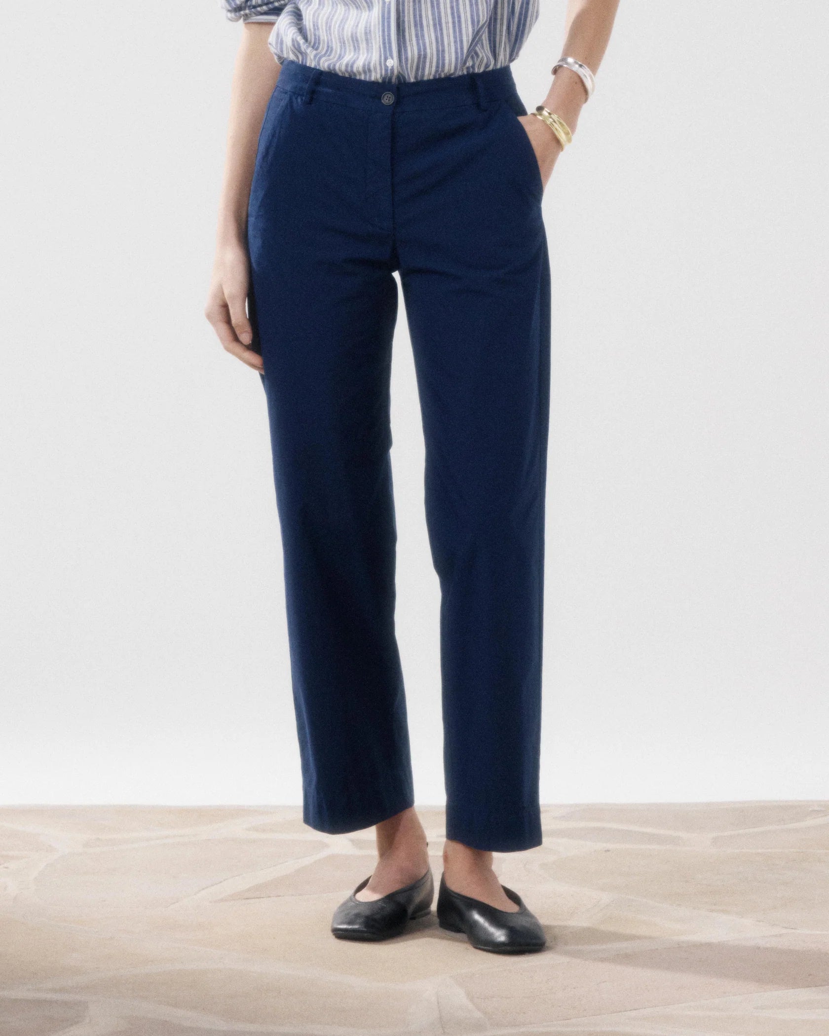Perf Poplin Pants