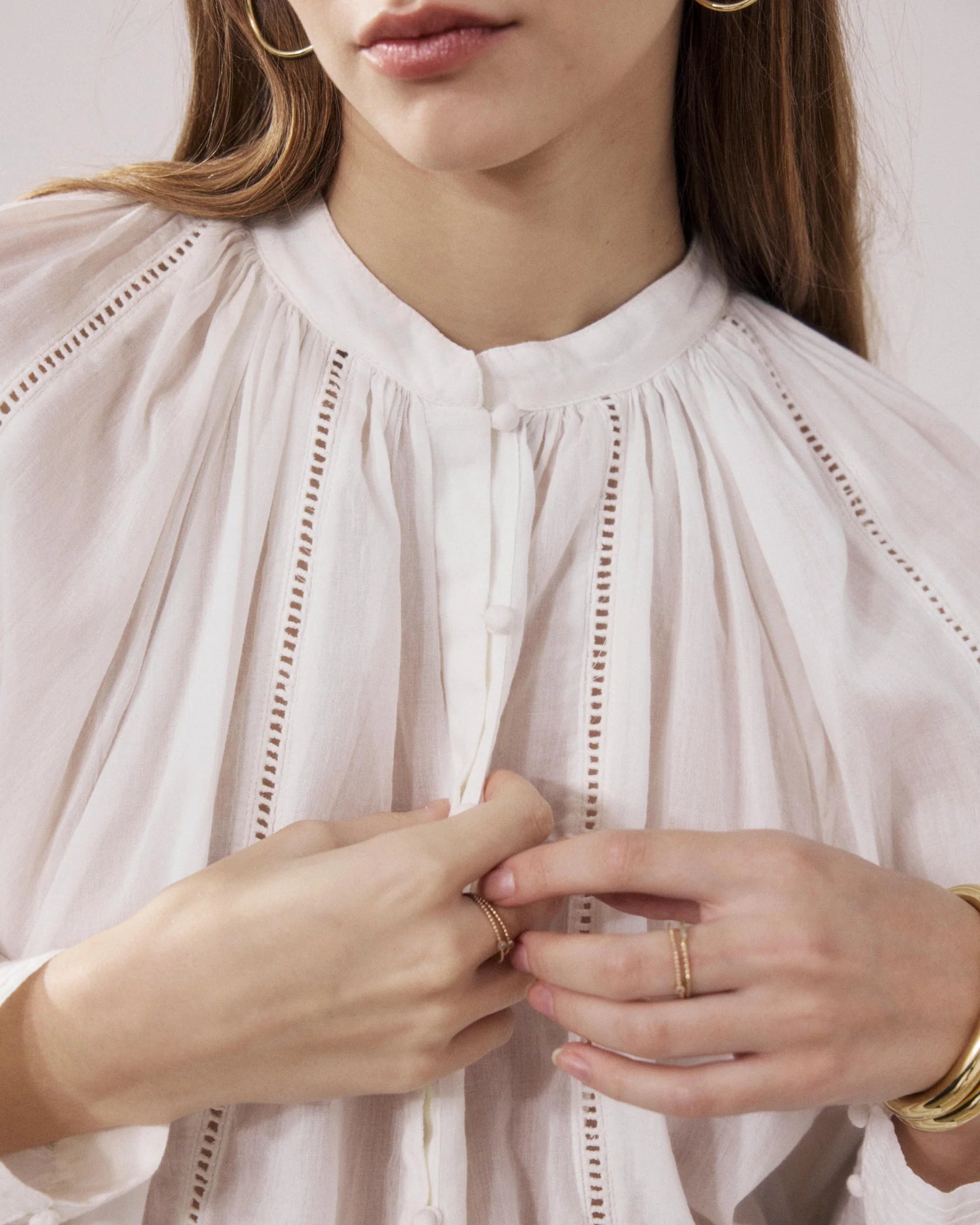 Cora Cotton Voile Shirt