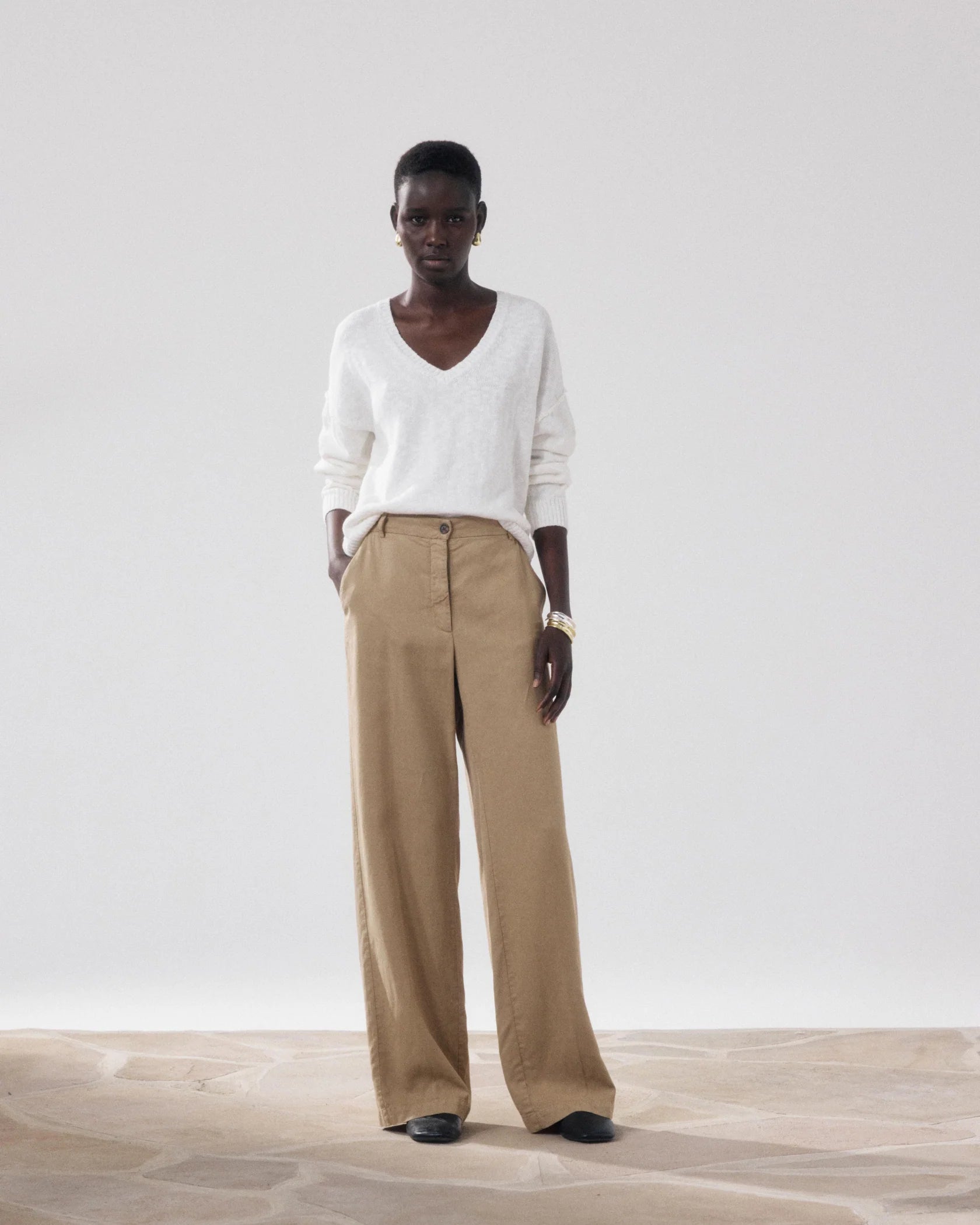 Positanon Lyocell Linen Pants
