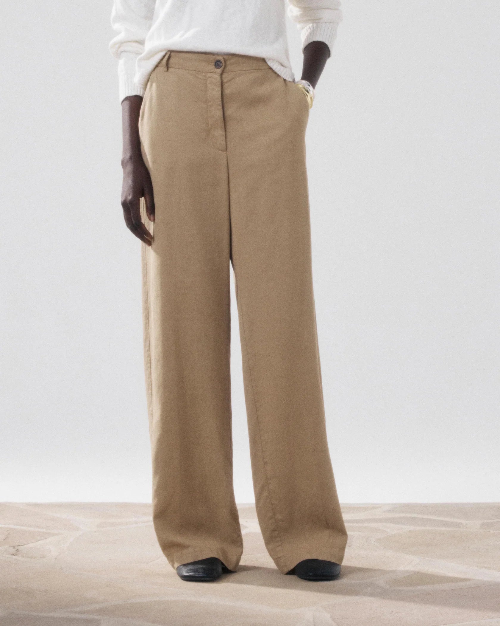 Positanon Lyocell Linen Pants